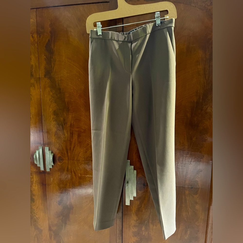 Taupe trouser. Theory. Side pockets  pull on